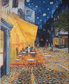 Van Gogh "Cafe Terrace at NIght" 80x65cm